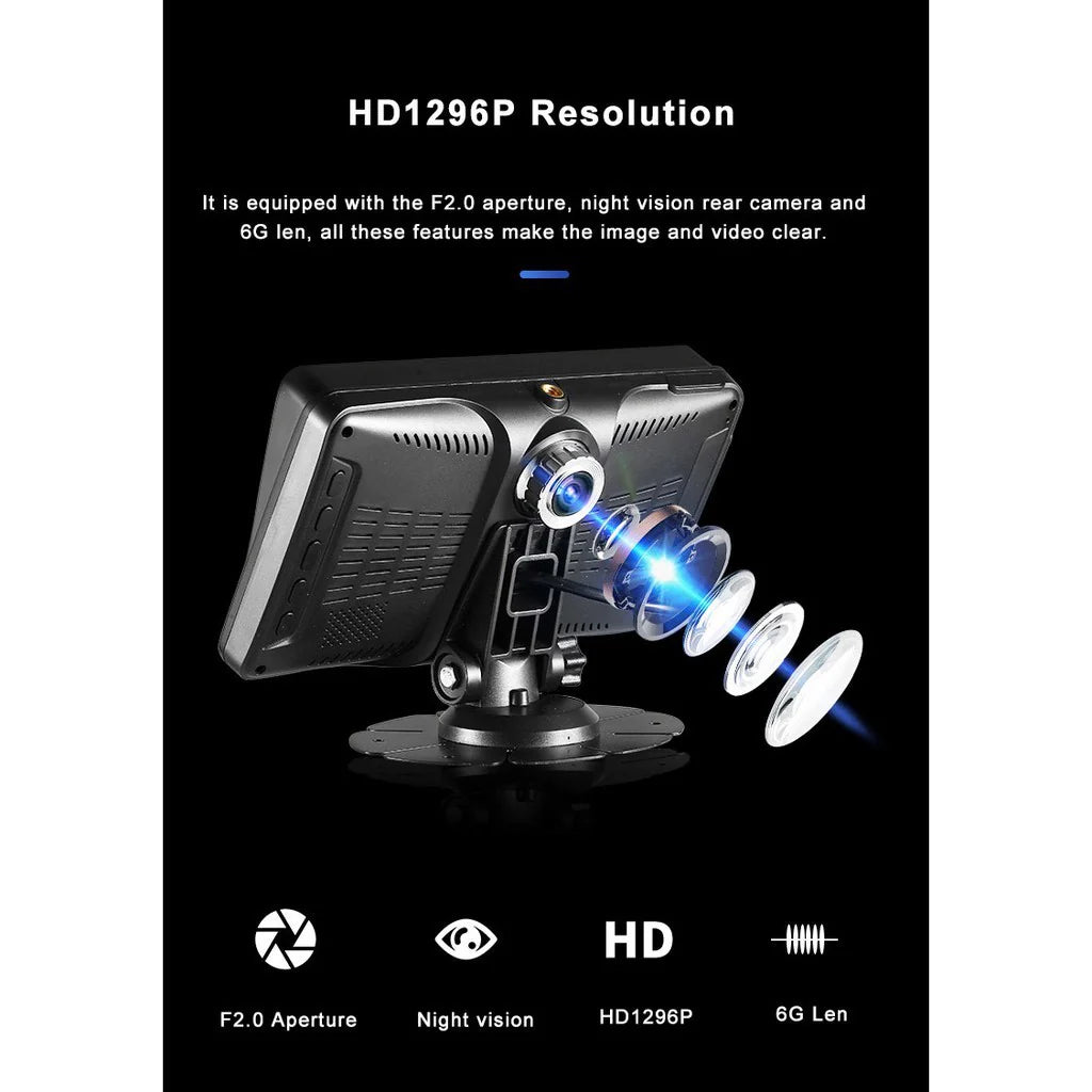 Fordayo 2CH truck recorder dash cam for van and lorry