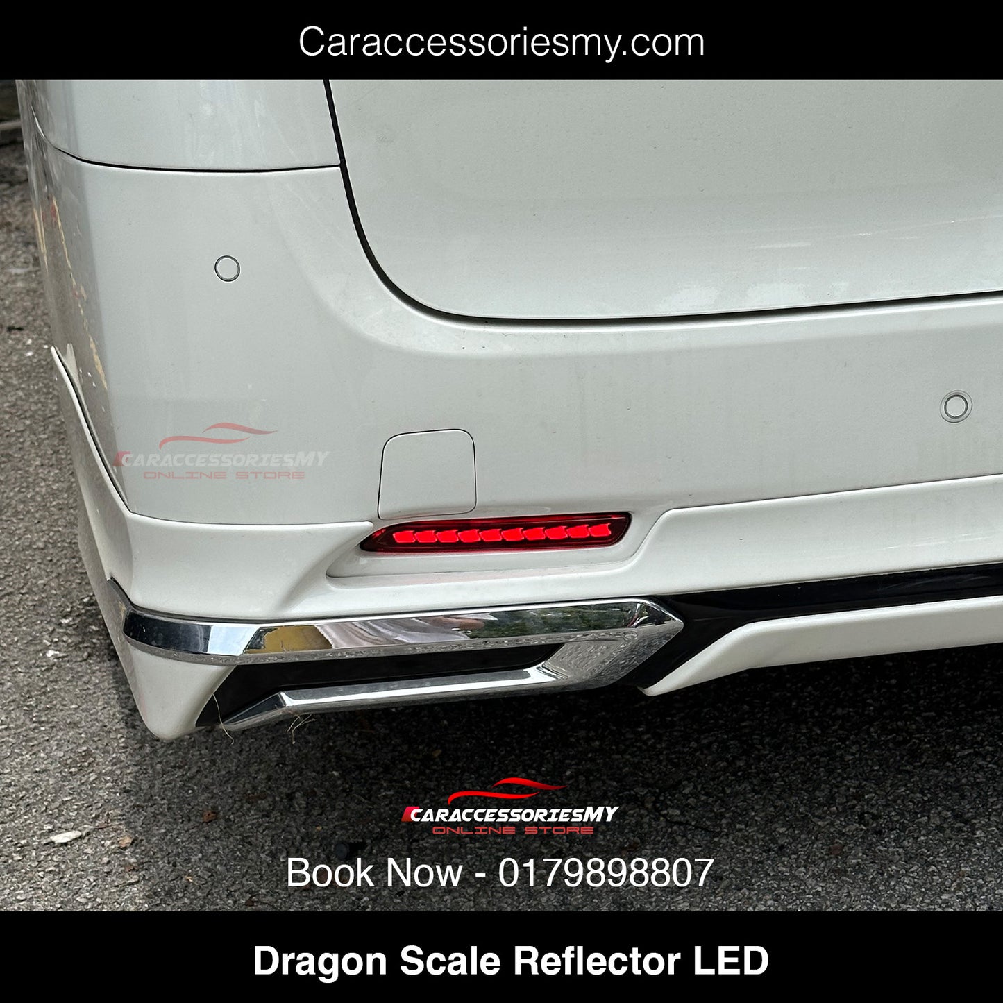 Toyota Alphard Vellfire AGH30 Rear Reflector Dragon scale EX155-2