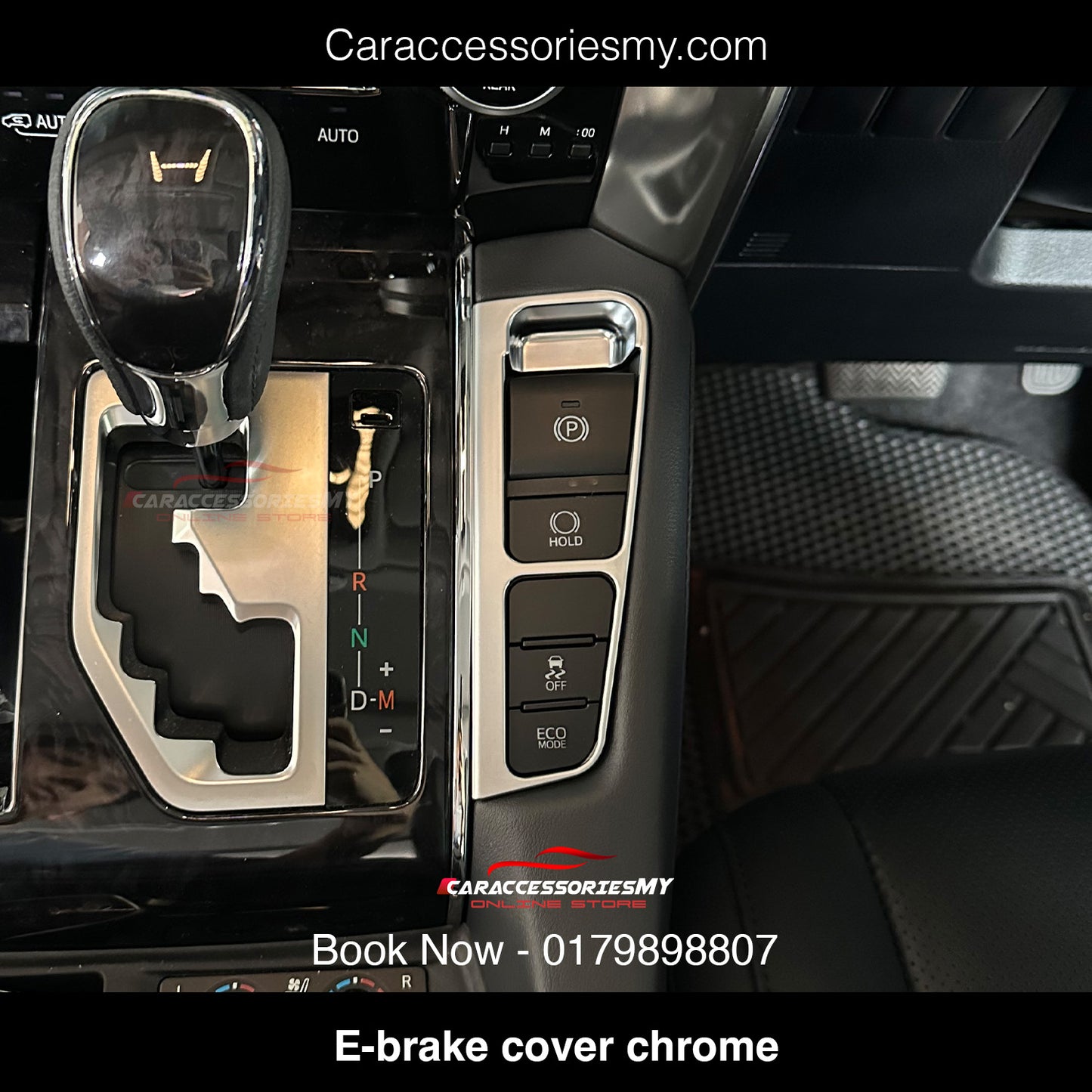 Toyota Alphard Vellfire AGH30 parking brake chrome cover YH581