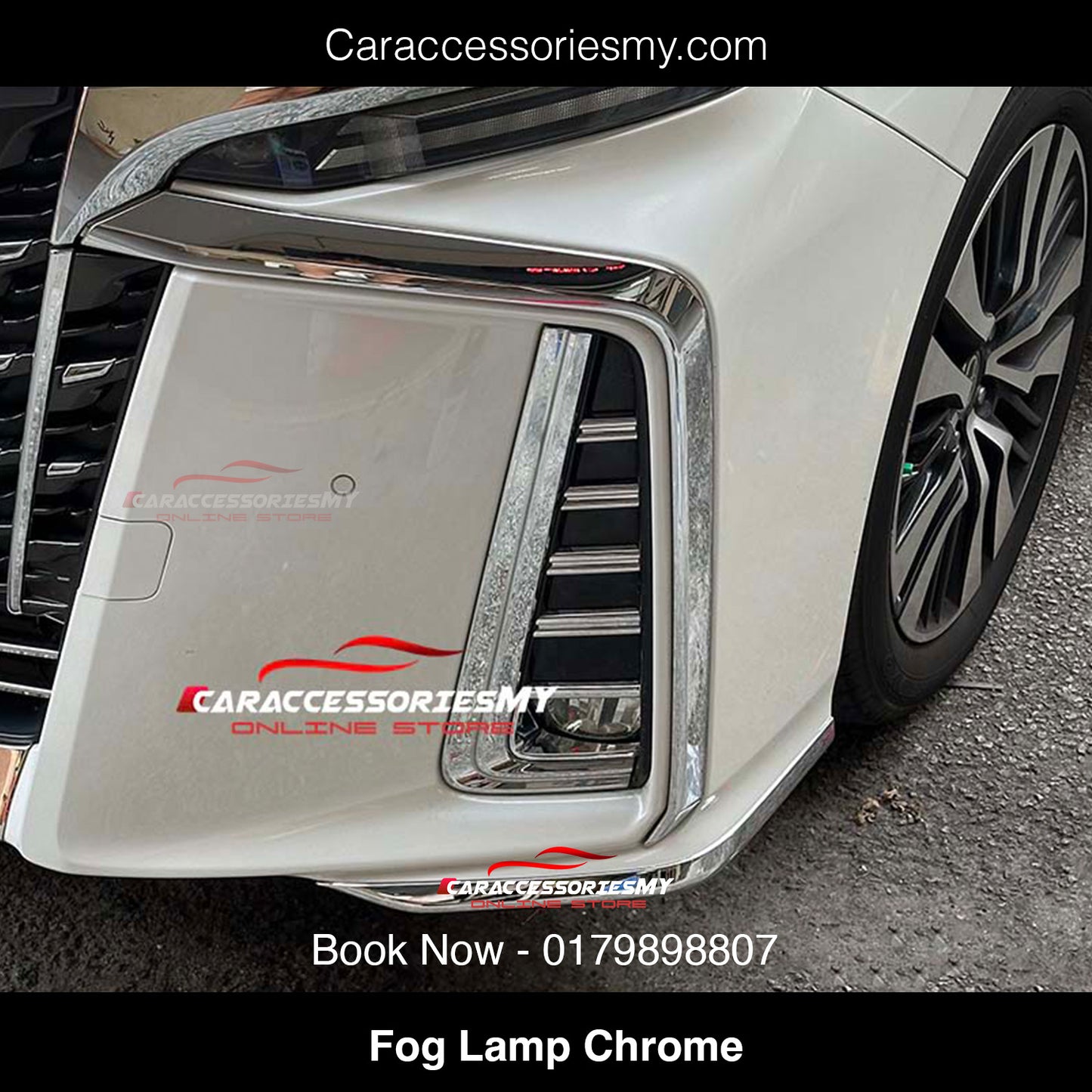 Toyota Alphard Fog Lamp Chrome Cover YH630