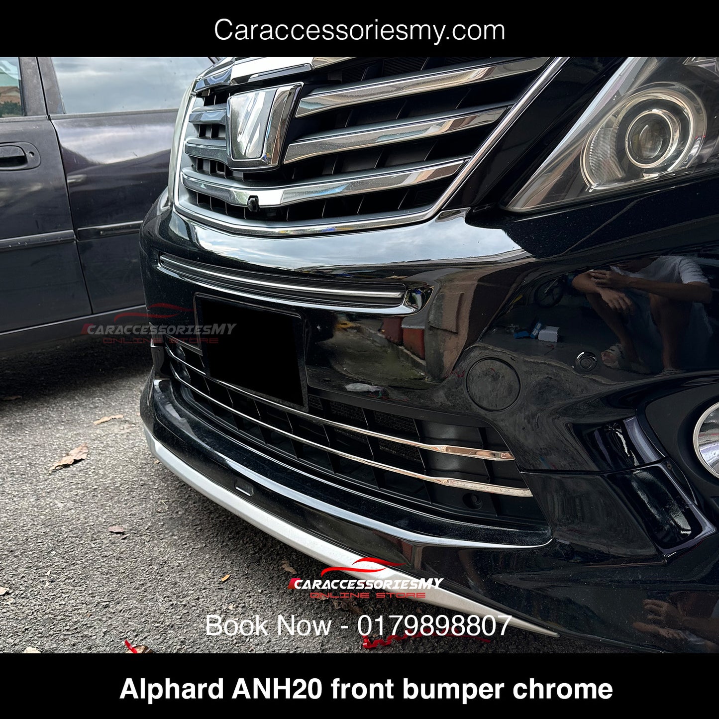Toyota Alphard ANH20 Series 2012-2014 front bumper chrome TA319