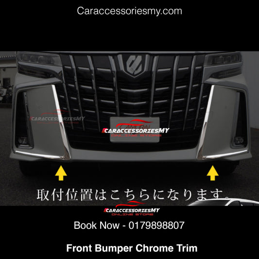 Toyota Alphard Front Bumper Chrome trim YH578