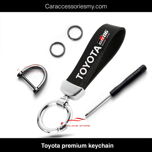 Toyota Premium Leather Keychain