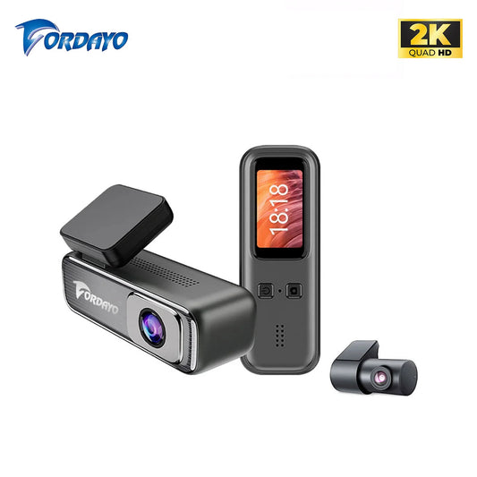 Fordayo Q6 2K front and back 24 hours recording dashcam dvr