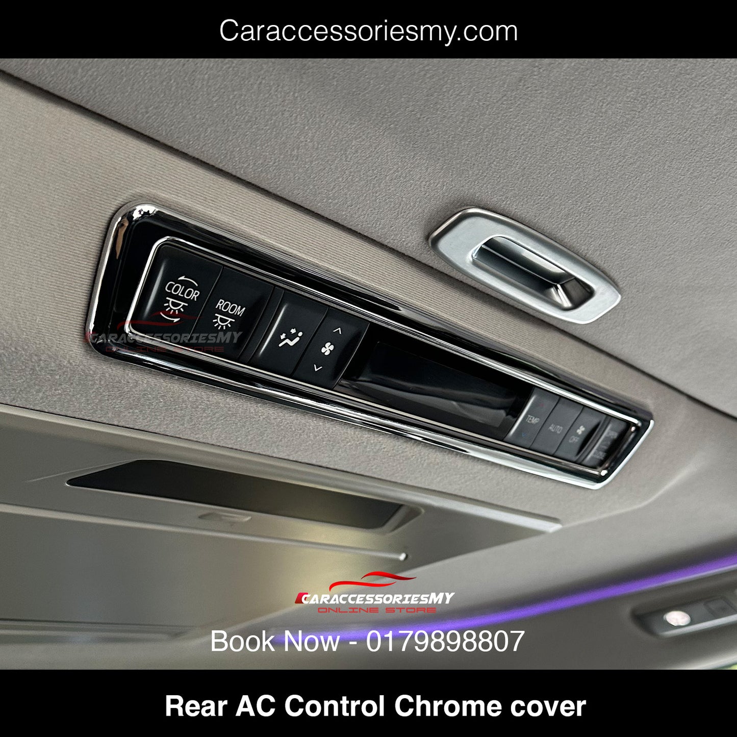 Toyota Alphard Vellfire AGH30 Rear Roof Air Conditioner Control Switch ButtonCover YH597