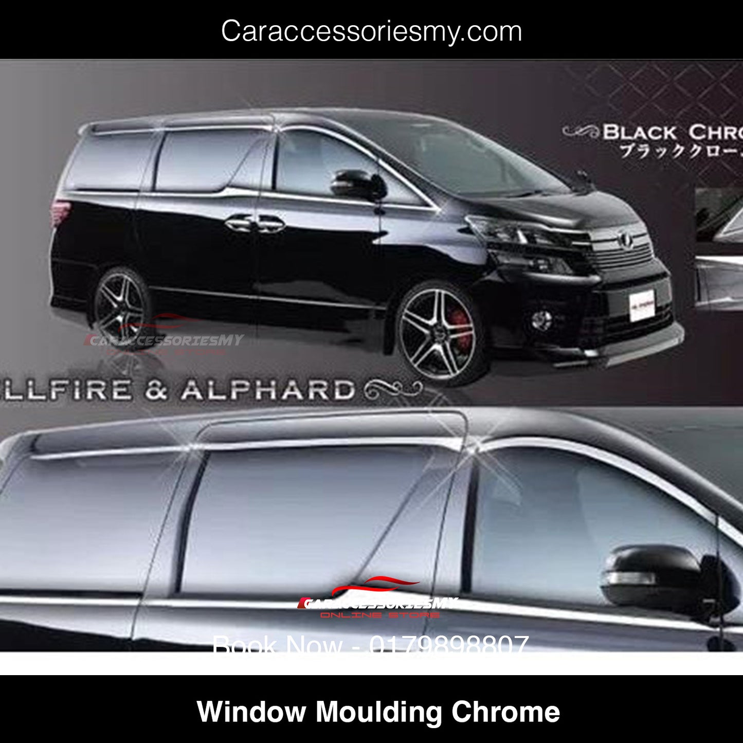 ANH20 Roof moulding chrome TV201