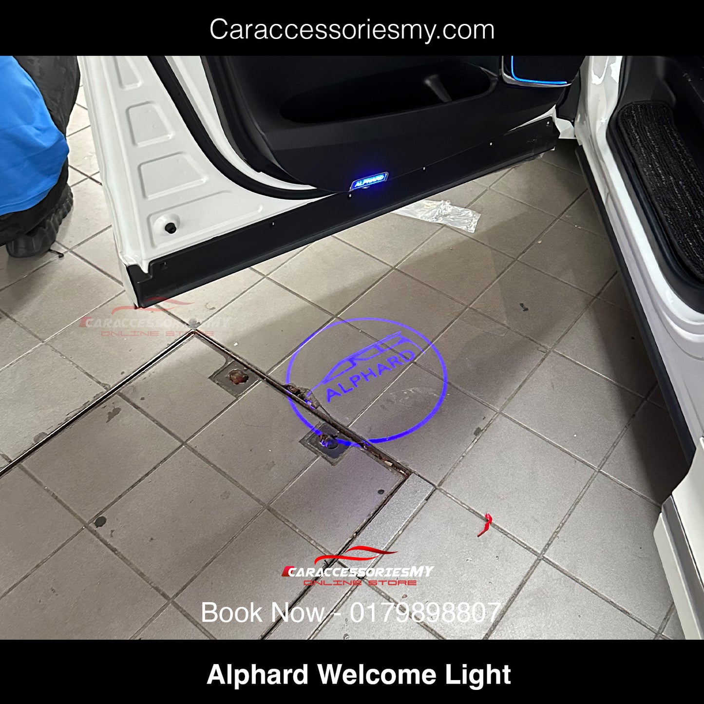 Alphard Vellfire Agh30 Anh20 Projector front door led welcome light YH644