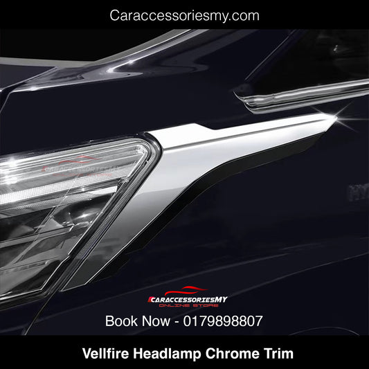 Toyota Vellfire AGH30 Headlamp Chrome side trim YH573